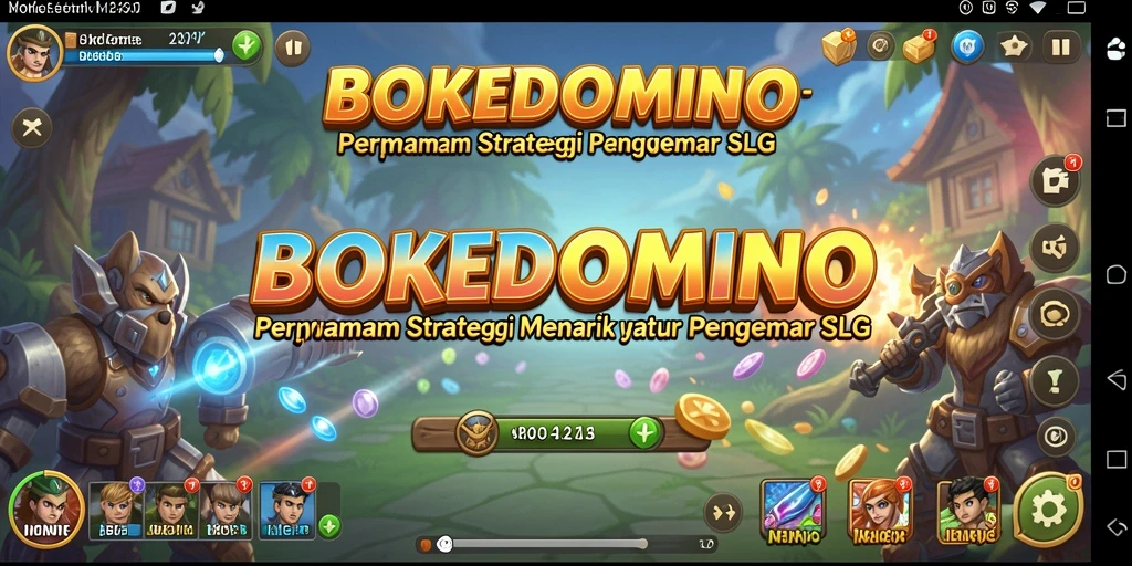 Screenshot mendebarkan dari gameplay BOKEDOMINO yang penuh strategi.