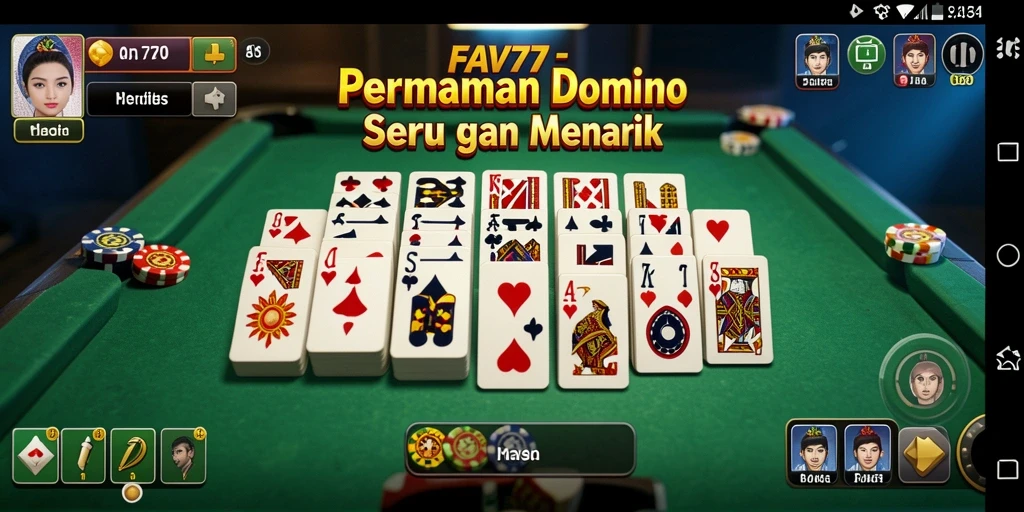 Screenshot gameplay Domino FAV77 yang menampilkan aksi seru.