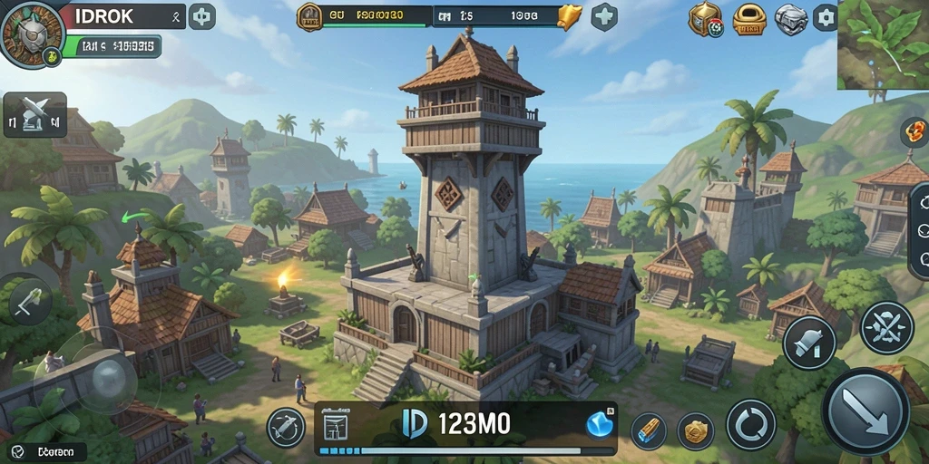 Tangkap aksi seru dari permainan Tower Defense IDROK.