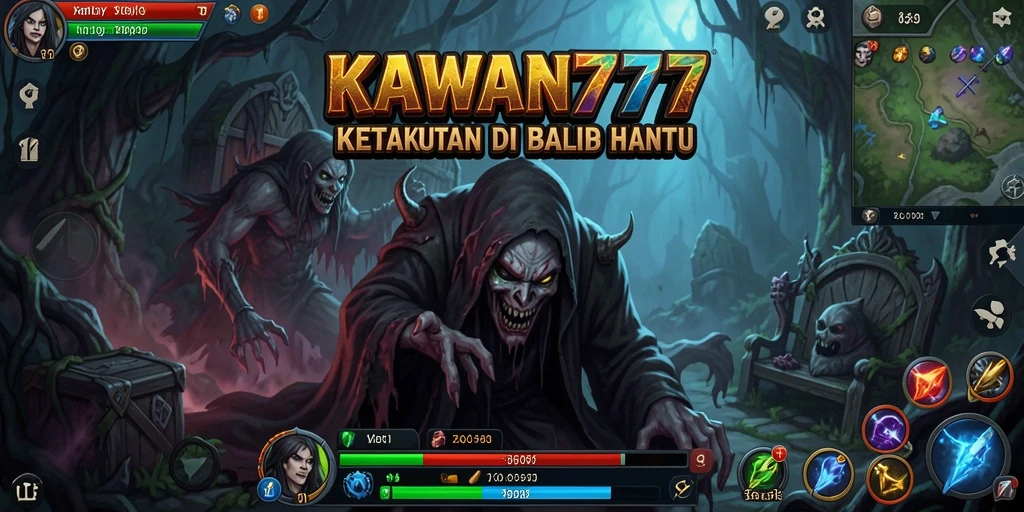 Tampilan menakutkan dalam permainan KAWAN777 yang penuh ketegangan.