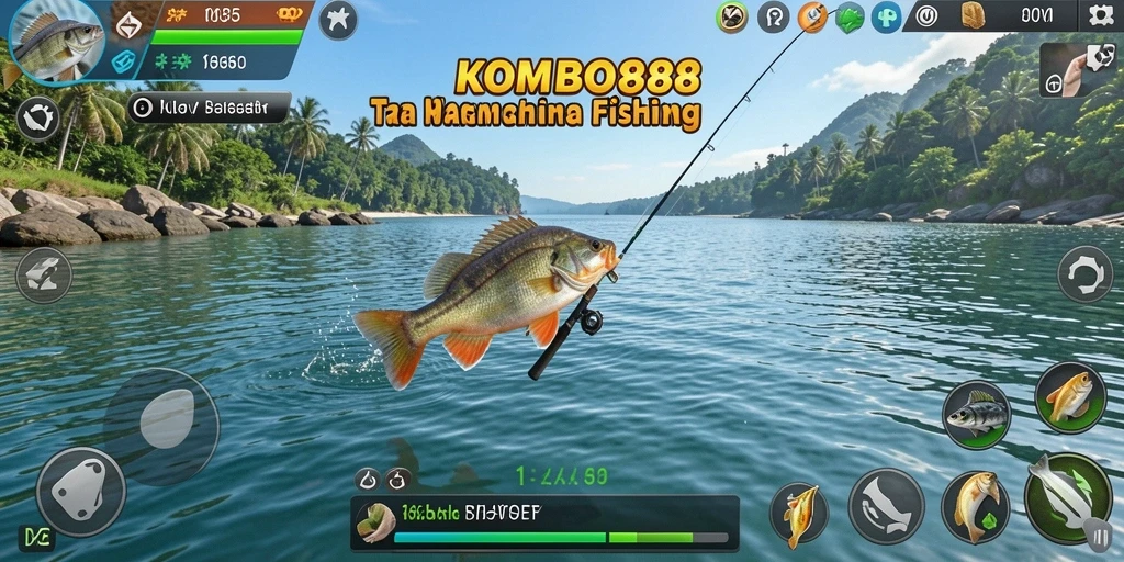 Tangkapan ikan yang mengesankan di KOMBO88 dengan grafis stunning.