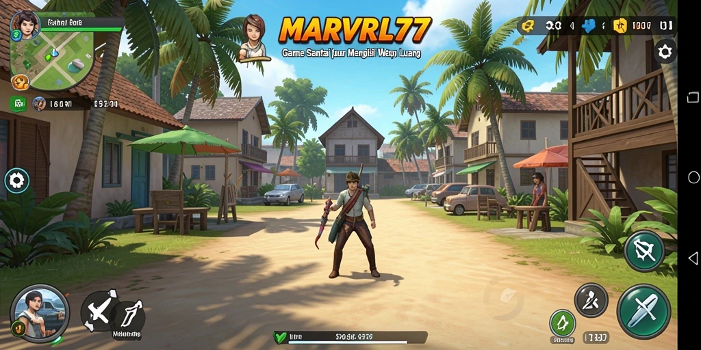 Tampilan gameplay MARVRL77 yang menarik dan menghibur.