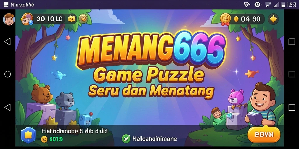 Tampilan gameplay <strong>MENANG666</strong> yang menawan dengan tantangan Puzzle.