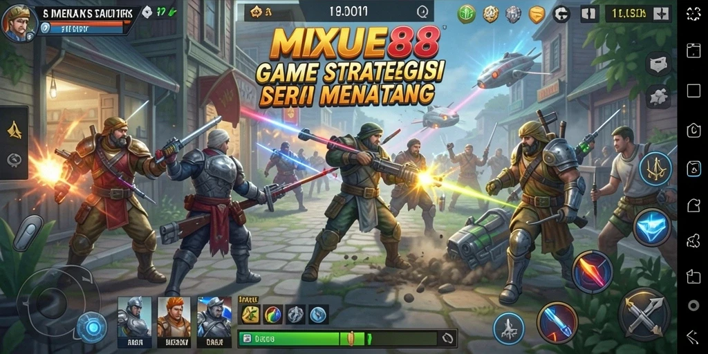 Tampilan menarik dari gameplay MIXUE88 yang penuh strategi.