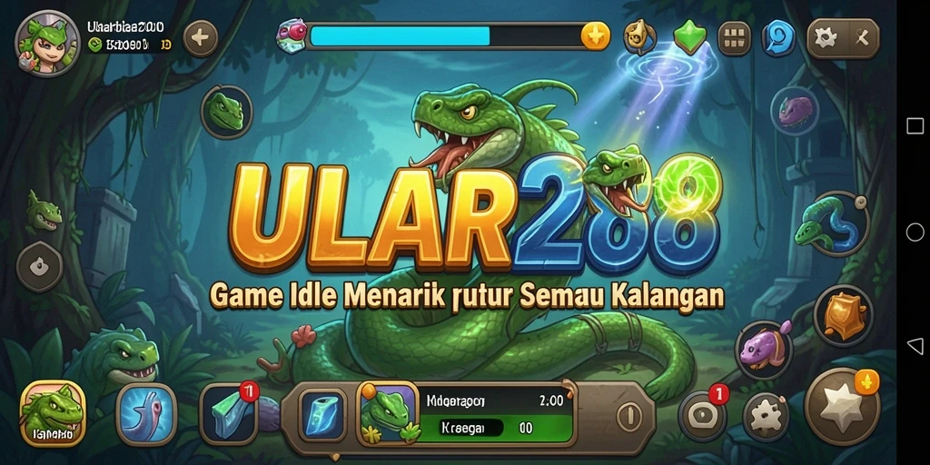 Tampilan permainan ULAR288 yang memikat dan menawan.