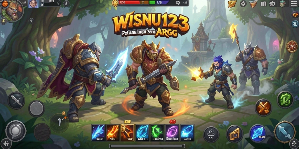 Gameplay seru dan grafis yang menakjubkan dalam WISNU123.