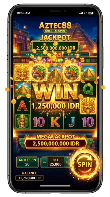 Proses unduh cepat di aplikasi aztec88.
